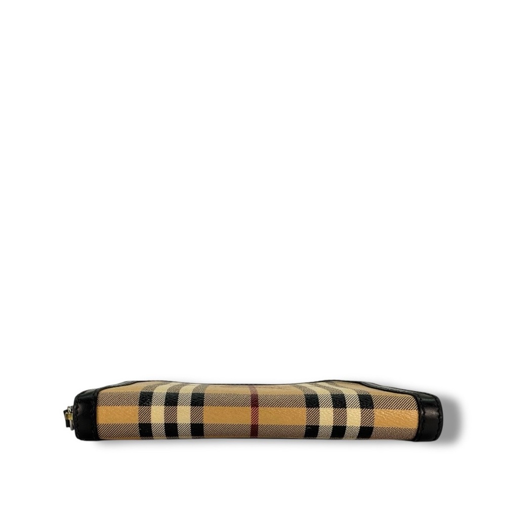 Burberry Haymarket Check Large Ziggy Zip Around Wallet - Picture 7 of 16